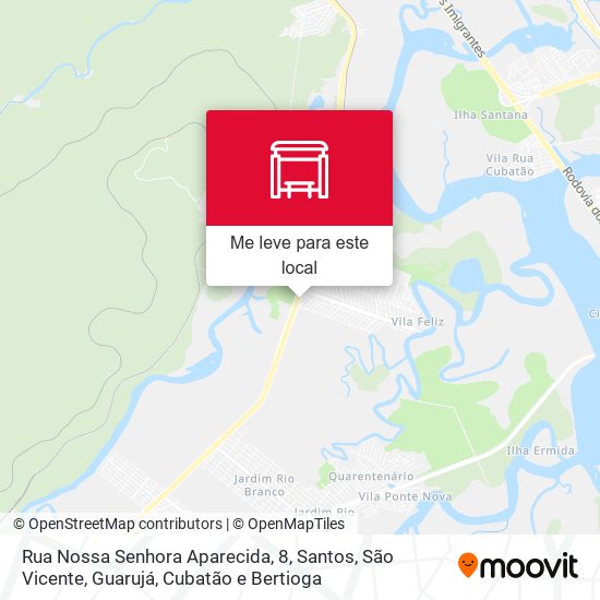 Rua Nossa Senhora Aparecida, 8 mapa