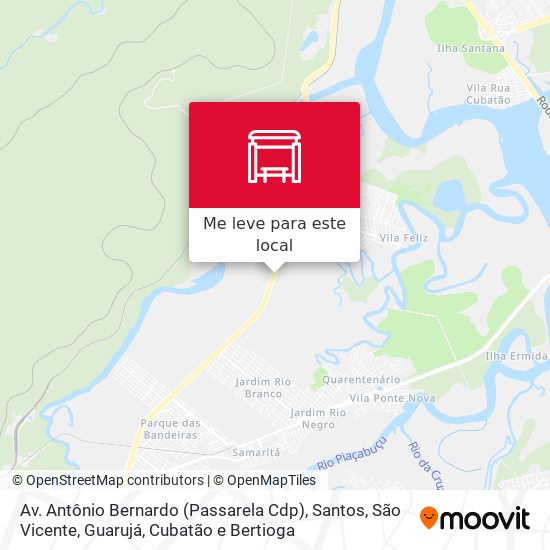 Av. Antônio Bernardo (Passarela Cdp) mapa