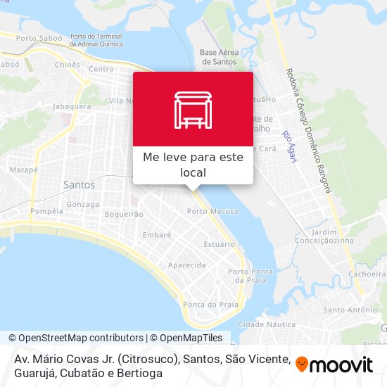 Av. Mário Covas Jr. (Citrosuco) mapa