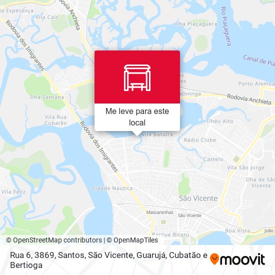 Rua 6, 3869 mapa