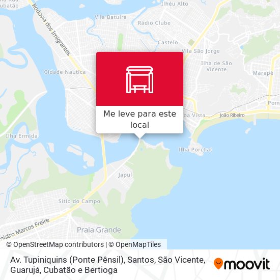 Av. Tupiniquins (Ponte Pênsil) mapa