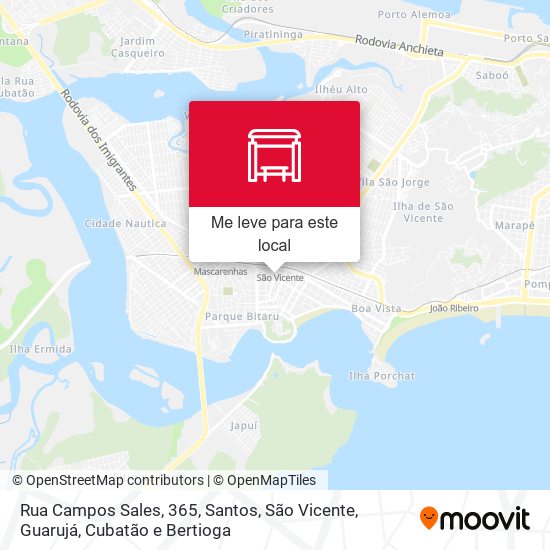 Rua Campos Sales, 365 mapa