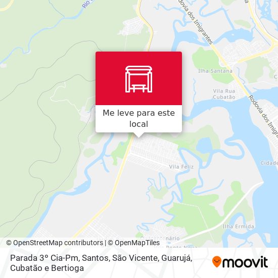 Parada 3º Cia-Pm mapa