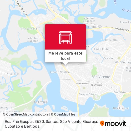 Rua Frei Gaspar, 3630 mapa
