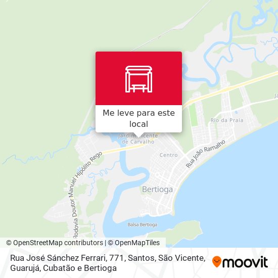 Rua José Sánchez Ferrari, 771 mapa
