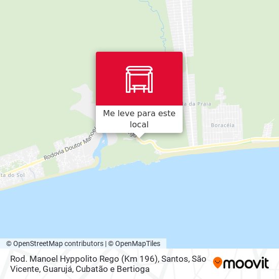 Rod. Manoel Hyppolito Rego (Km 196) mapa