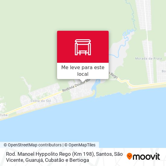 Rod. Manoel Hyppolito Rego (Km 198) mapa