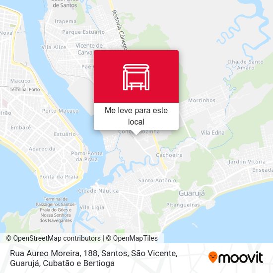 Rua Aureo Moreira, 188 mapa