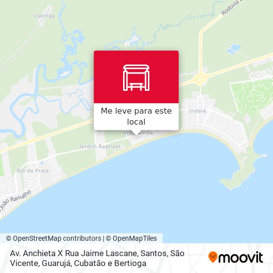 Av. Anchieta X Rua Jaime Lascane mapa
