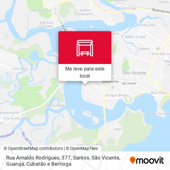 Rua Arnaldo Rodrigues, 377 mapa
