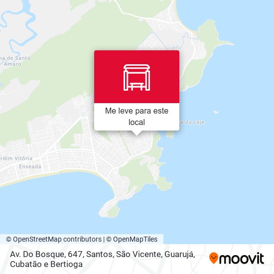 Av. Do Bosque, 647 mapa