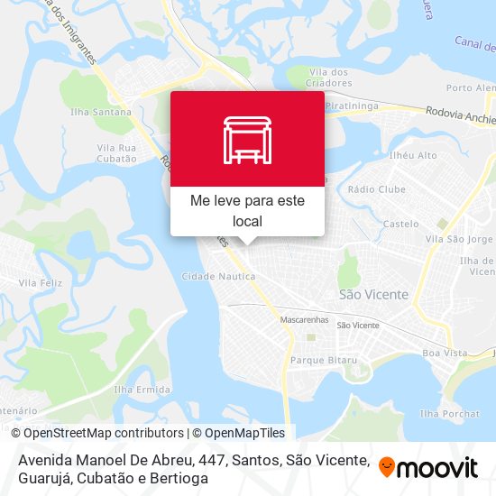 Avenida Manoel De Abreu, 447 mapa