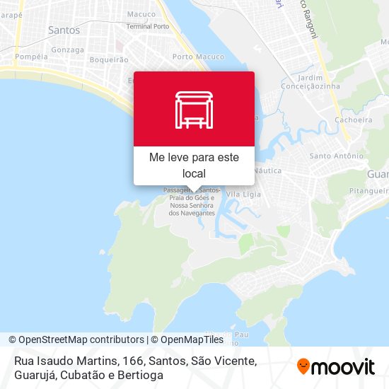 Rua Isaudo Martins, 166 mapa