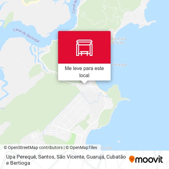 Upa Perequê mapa