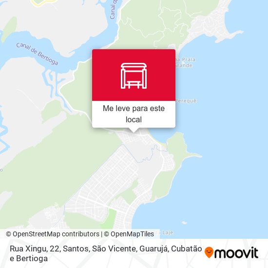 Rua Xingu, 22 mapa