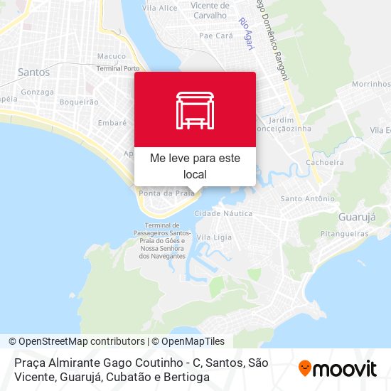 Praça Almirante Gago Coutinho - C mapa
