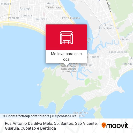 Rua Antônio Da Silva Melo, 55 mapa