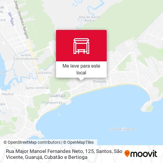 Rua Major Manoel Fernandes Neto, 125 mapa