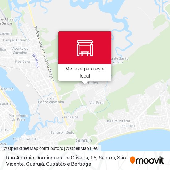 Rua Antõnio Domingues De Oliveira, 15 mapa