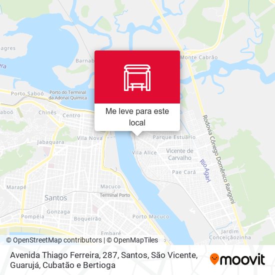 Avenida Thiago Ferreira, 287 mapa