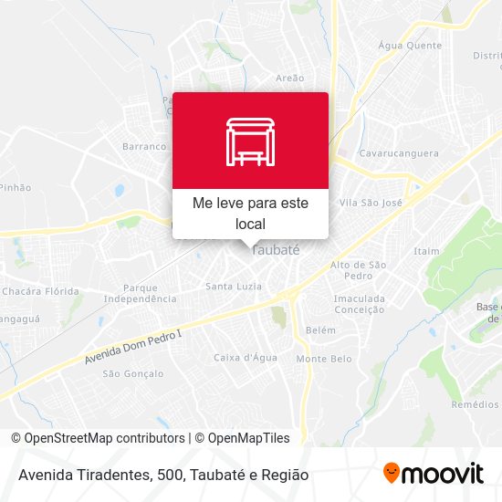 Avenida Tiradentes, 500 mapa