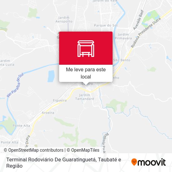 Terminal Rodoviário De Guaratinguetá mapa