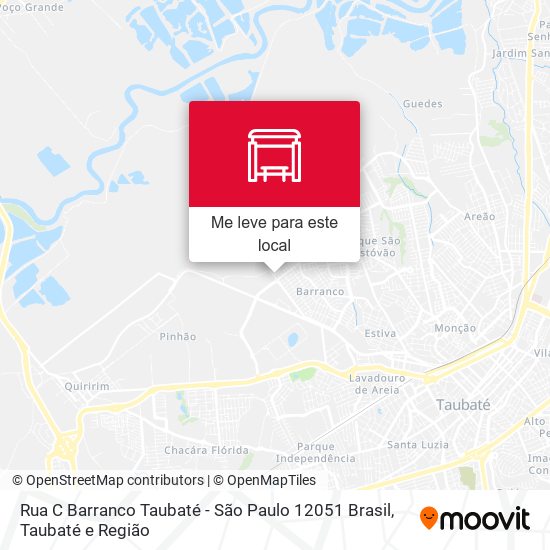 Rua C Barranco Taubaté - São Paulo 12051 Brasil mapa