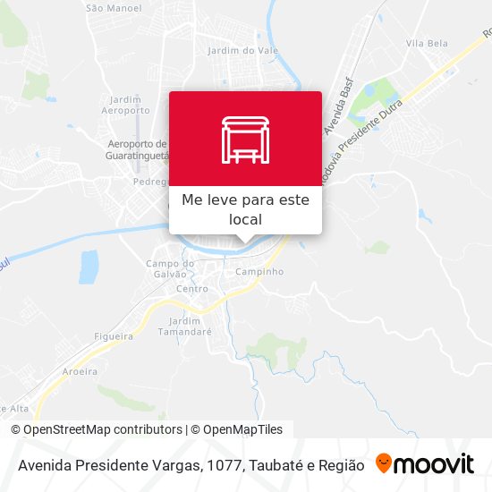 Avenida Presidente Vargas, 1077 mapa