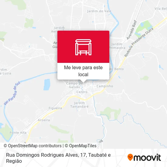 Rua Domingos Rodrigues Alves, 17 mapa