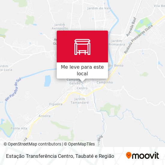 Estação Transferência Centro mapa