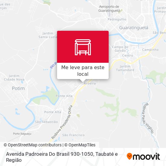 Avenida Padroeira Do Brasil 930-1050 mapa