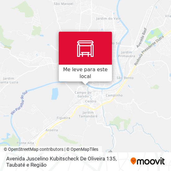 Avenida Juscelino Kubitscheck De Oliveira 135 mapa
