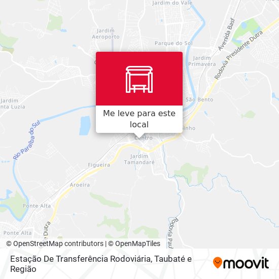 Estação De Transferência Rodoviária mapa