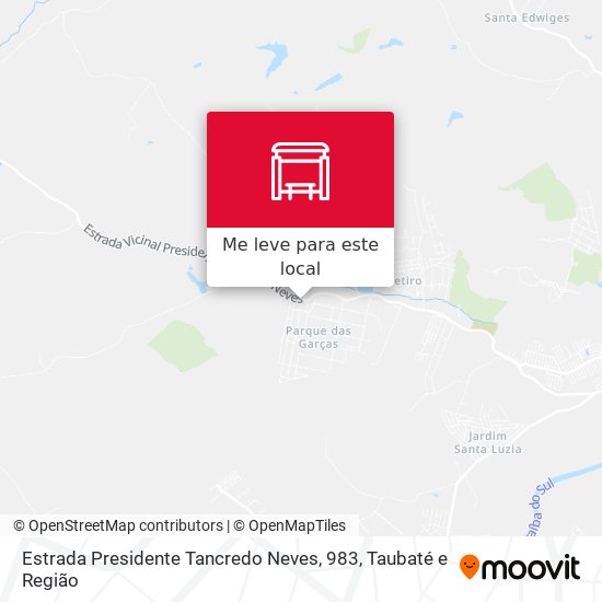 Estrada Presidente Tancredo Neves, 983 mapa