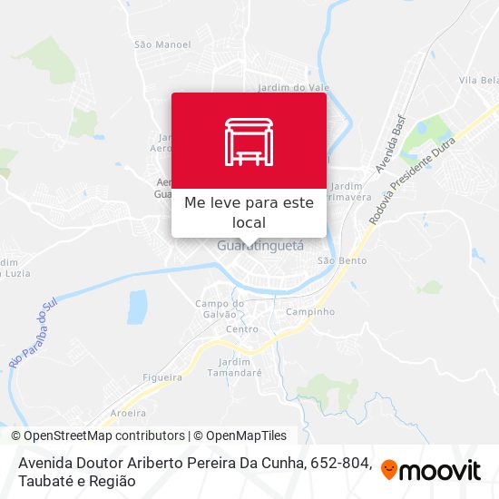 Avenida Doutor Ariberto Pereira Da Cunha, 652-804 mapa