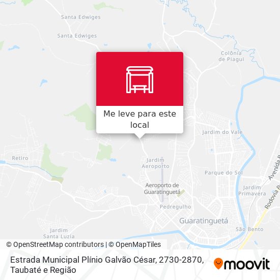 Estrada Municipal Plínio Galvão César, 2730-2870 mapa