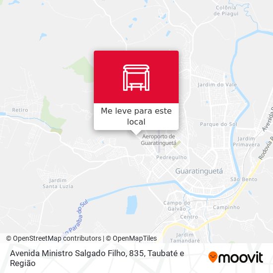 Avenida Ministro Salgado Filho, 835 mapa