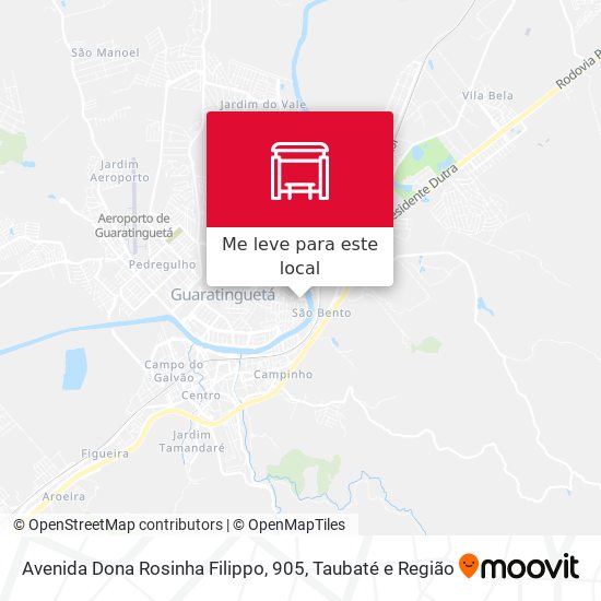 Avenida Dona Rosinha Filippo, 905 mapa