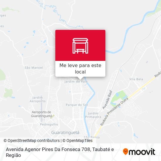 Avenida Agenor Pires Da Fonseca 708 mapa
