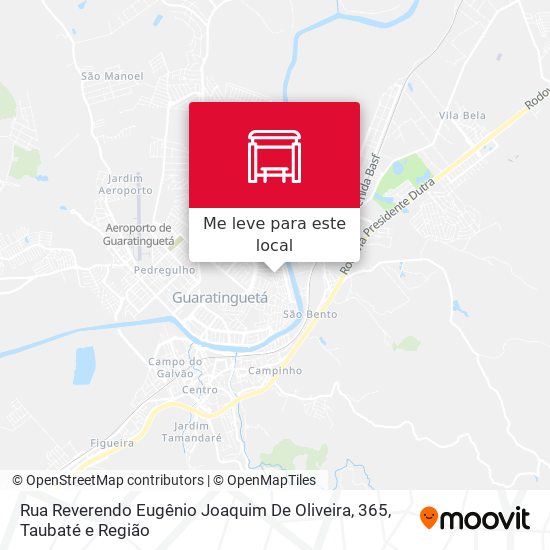 Rua Reverendo Eugênio Joaquim De Oliveira, 365 mapa