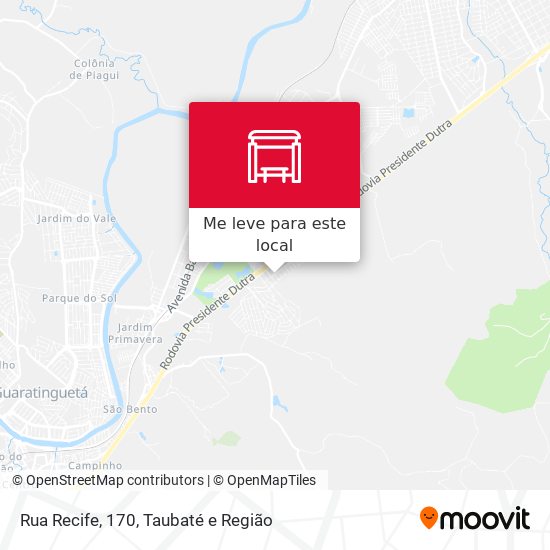Rua Recife, 170 mapa