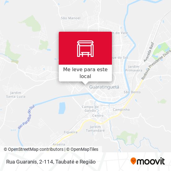 Rua Guaranís, 2-114 mapa