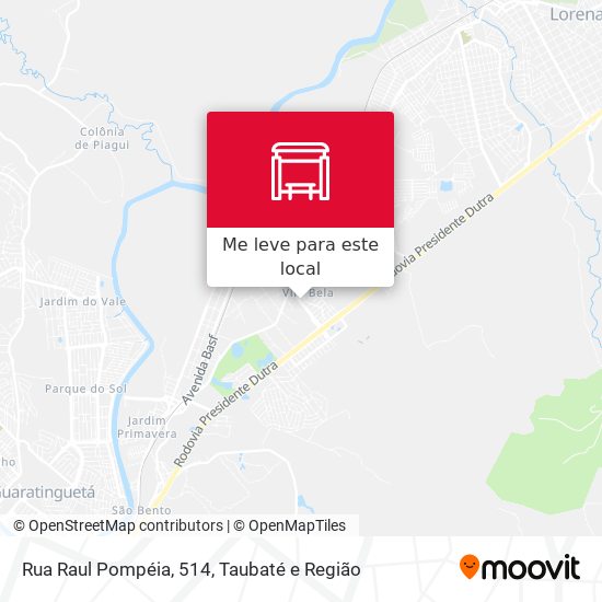 Rua Raul Pompéia, 514 mapa