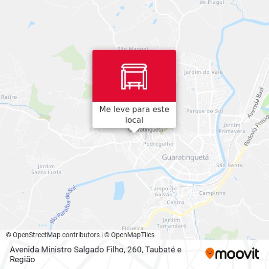 Avenida Ministro Salgado Filho, 260 mapa
