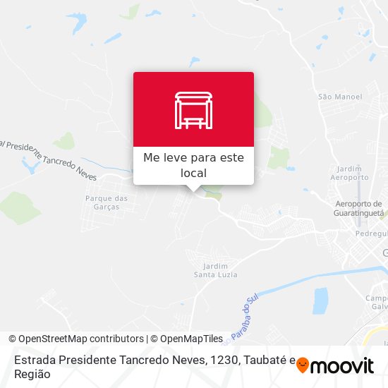 Estrada Presidente Tancredo Neves, 1230 mapa