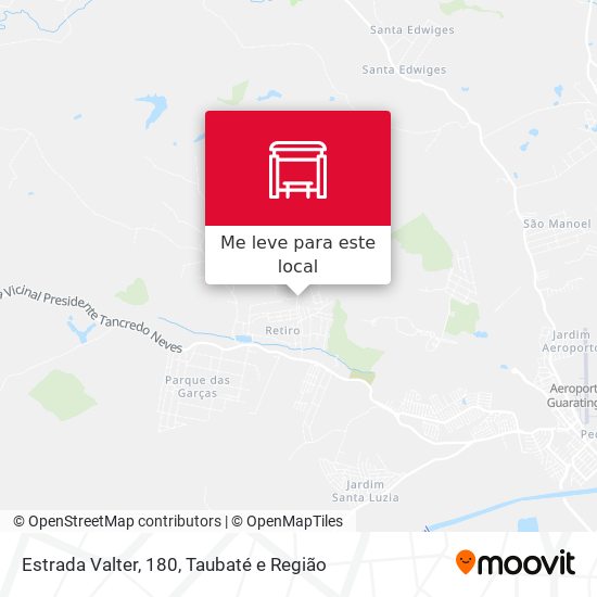 Estrada Valter, 180 mapa