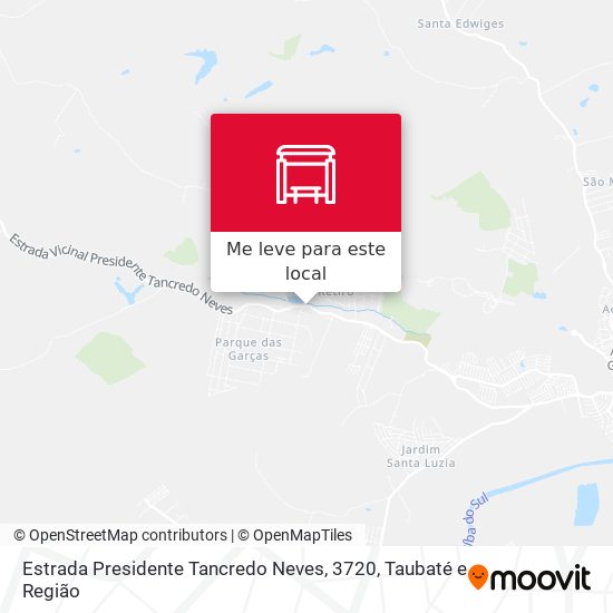 Estrada Presidente Tancredo Neves, 3720 mapa