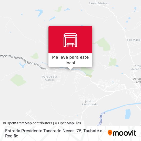 Estrada Presidente Tancredo Neves, 75 mapa