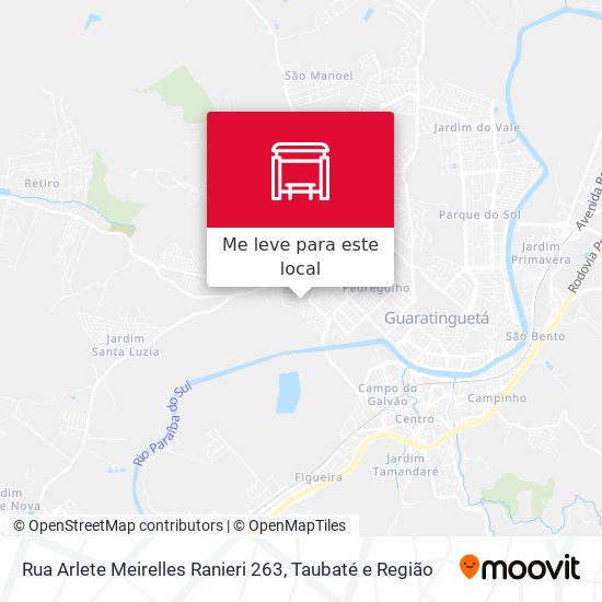 Rua Arlete Meirelles Ranieri 263 mapa