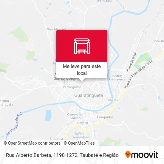 Rua Alberto Barbeta, 1198-1272 mapa